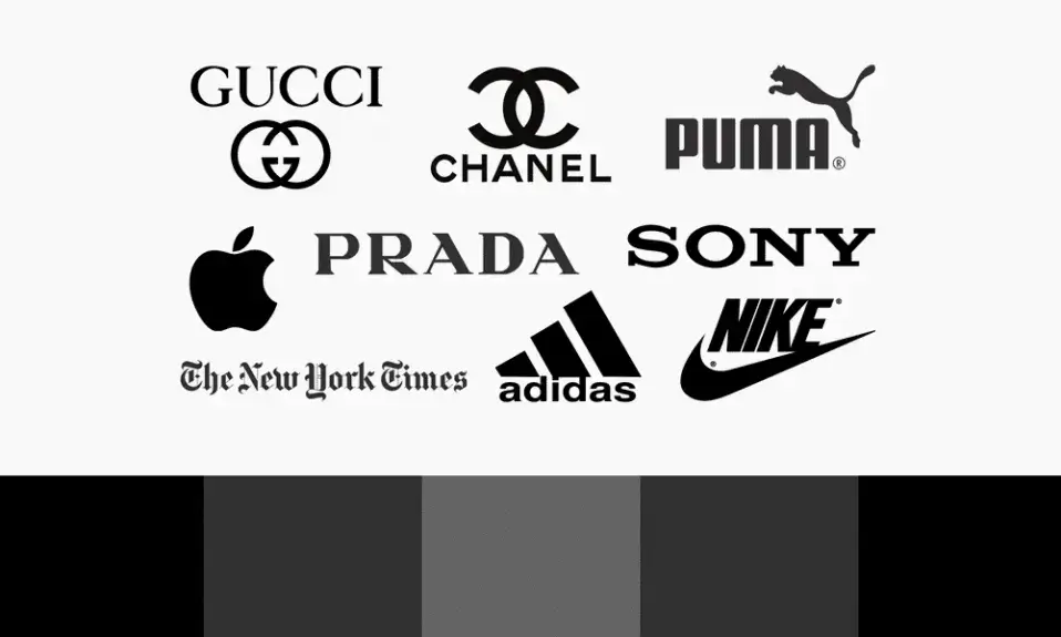 Black Color in Brand identity