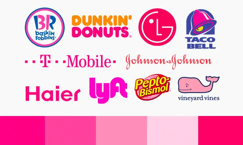  Pink Color in Brand identity