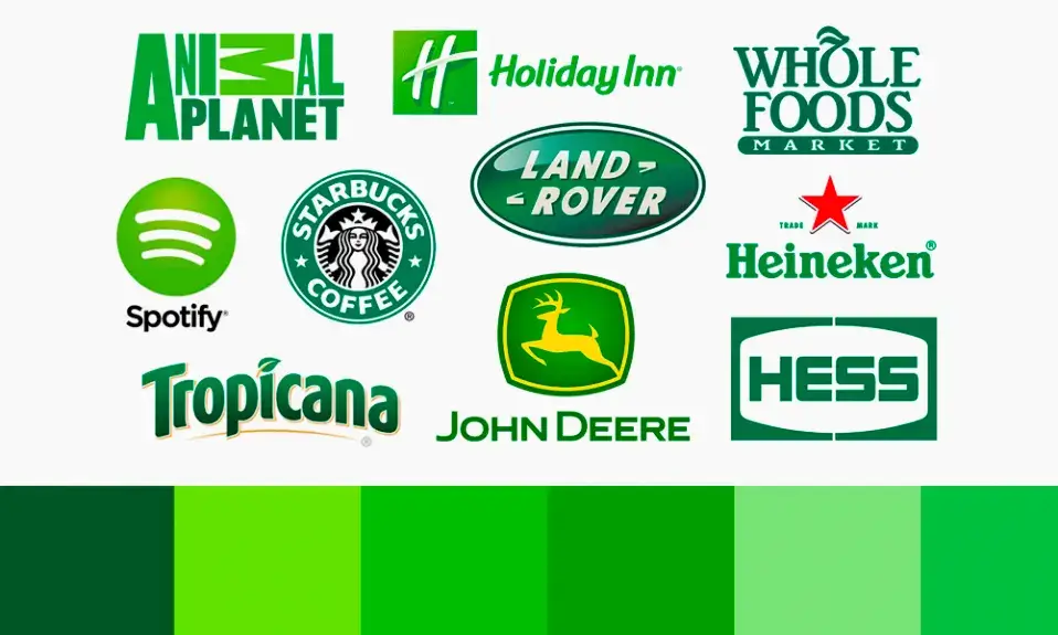 Green Color in Brand identity
