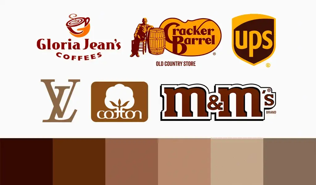  Brown Color in Brand identity
