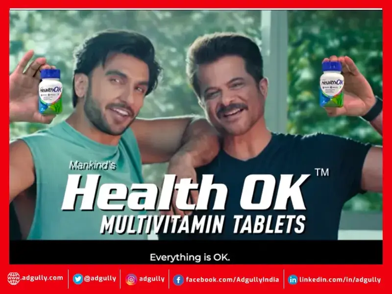 Ranveer Singh & Anil Kapoor in Health OK Ad for Brand Imagery