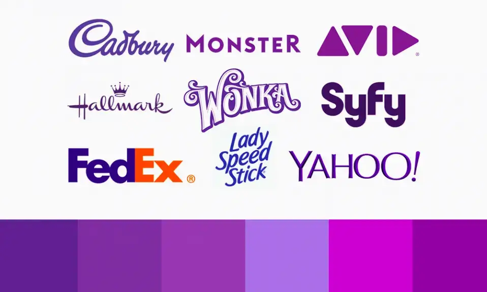 Purple Color in Brand identity