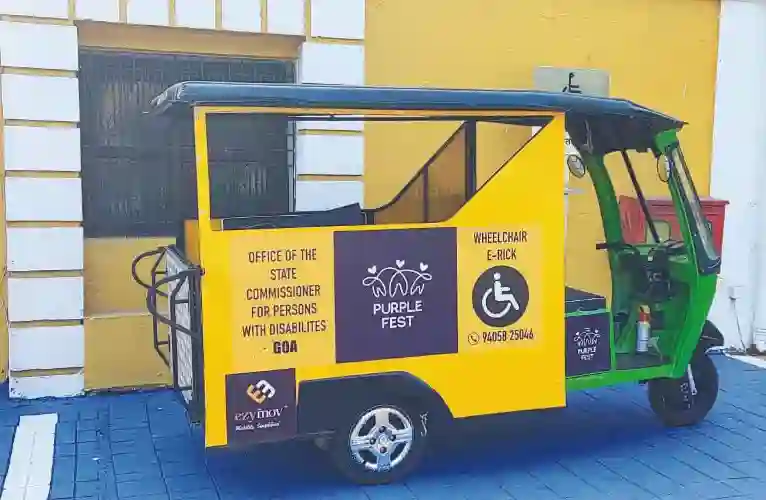 wheelchair e-rickshaw
