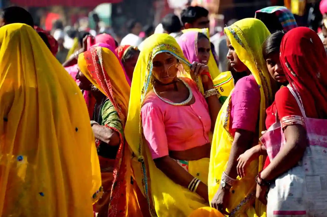 Rajasthani women’s in their traditional clothes
