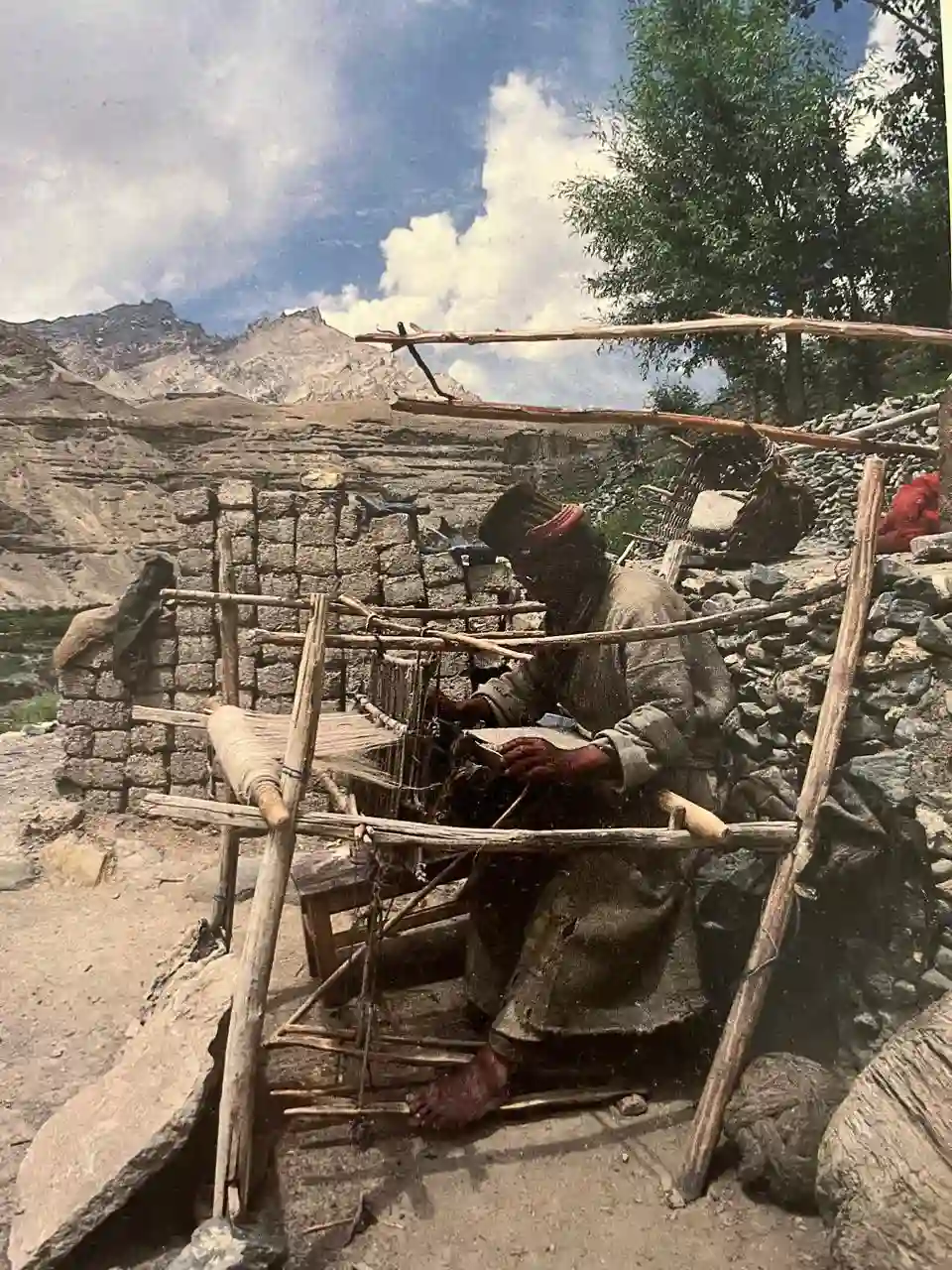 Loom for Camel Wool Weaving