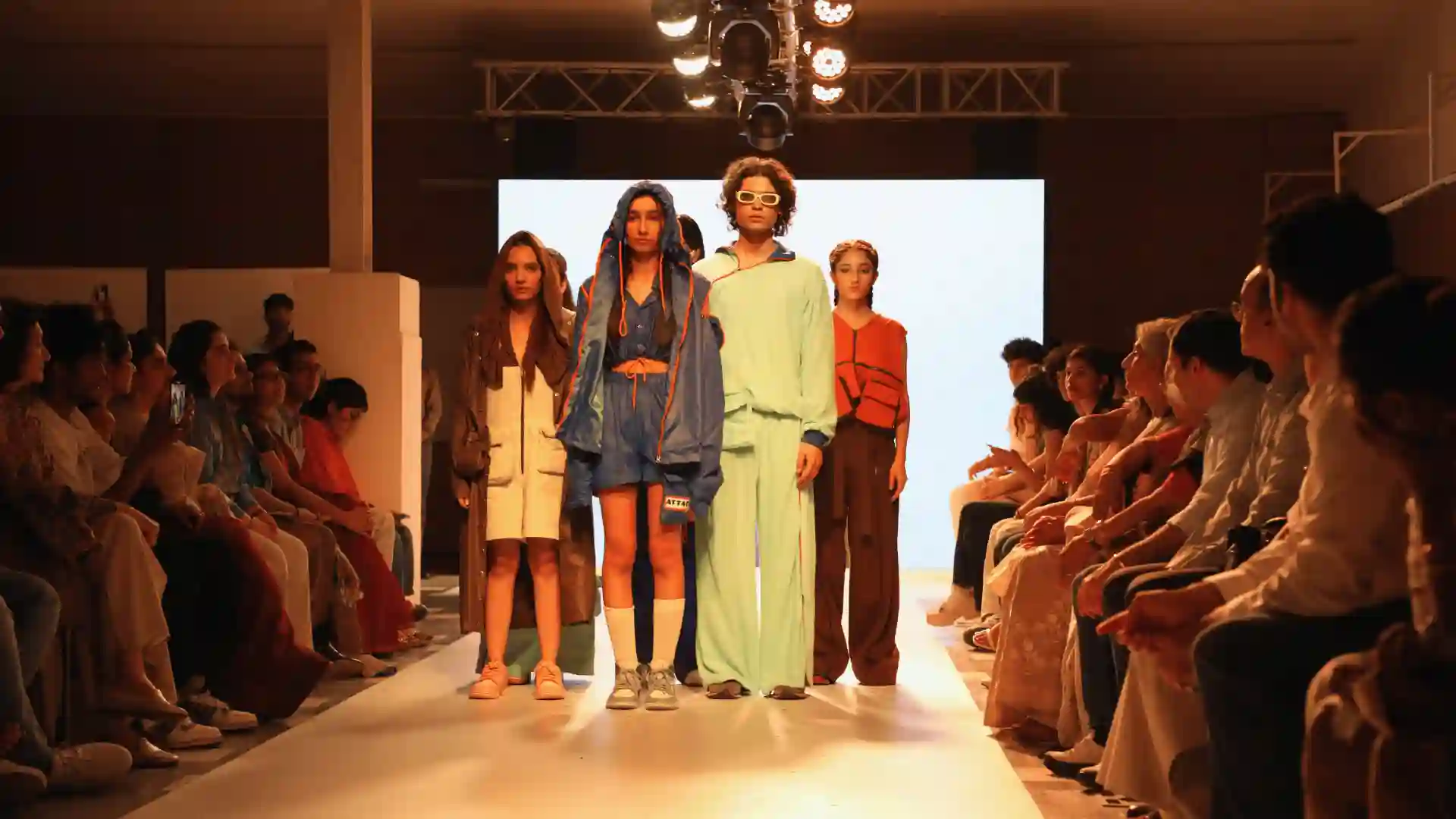 FD students present the collection at the runway