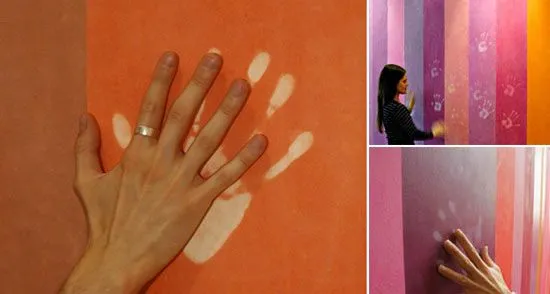 Interactive wall finishes showcasing touch effects
