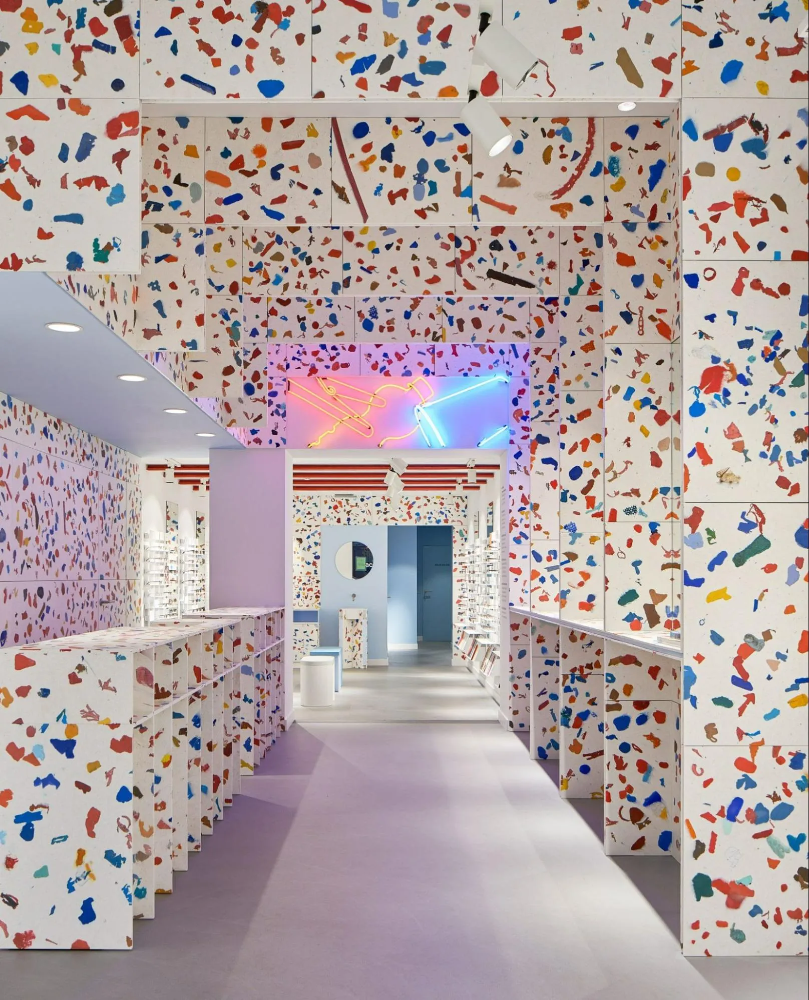 Creative terrazzo-inspired interior design materials
