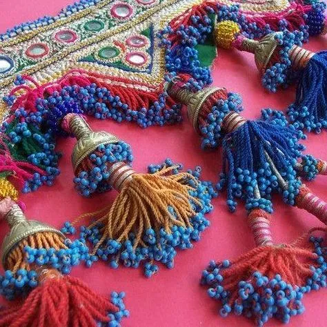  Vibrant and ornate tassel decorations